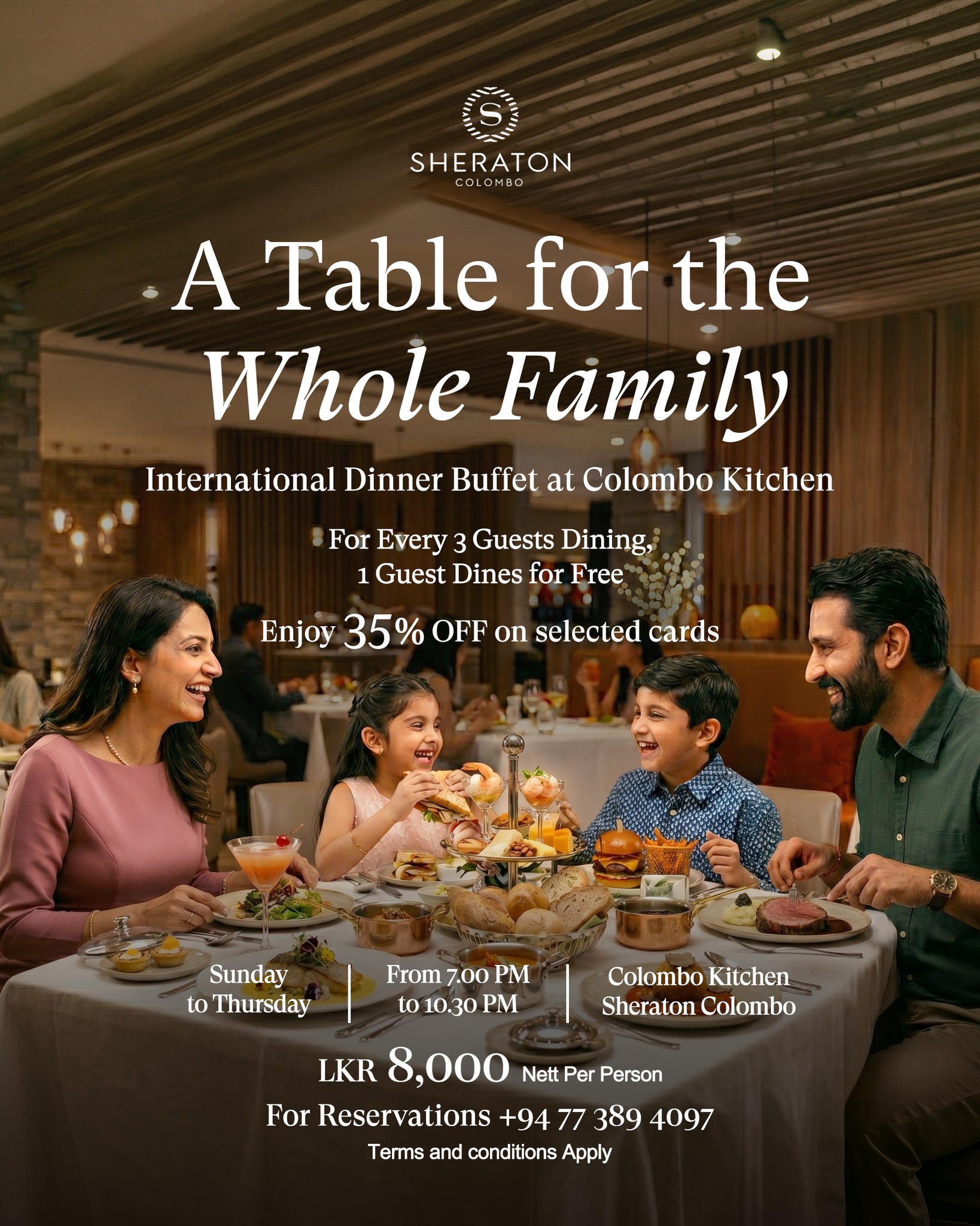 Sheraton Family Dining Special