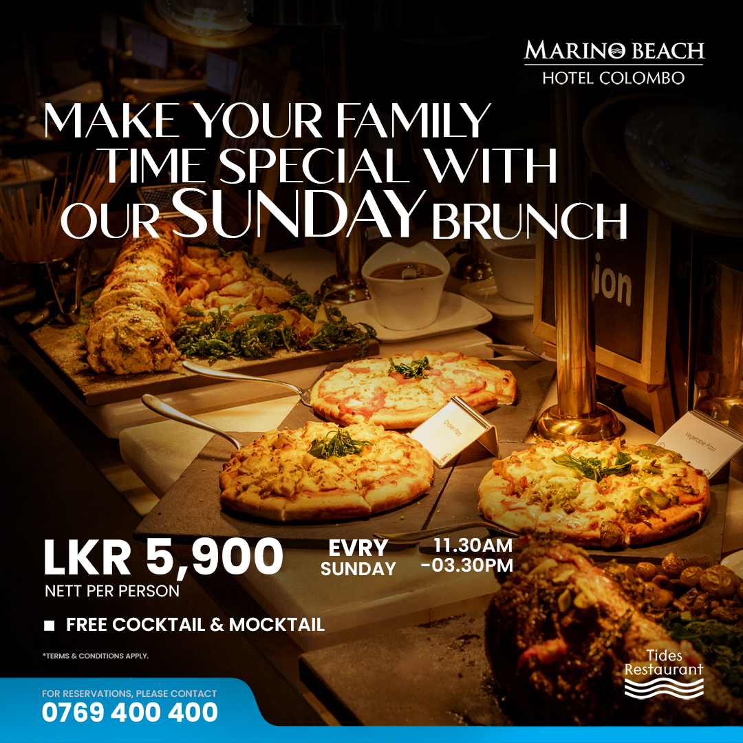 Make your Sundays extra special with a brunch at Marino Beach Colombo