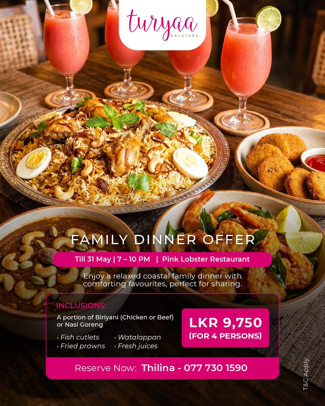 Coastal Family Feast for Four